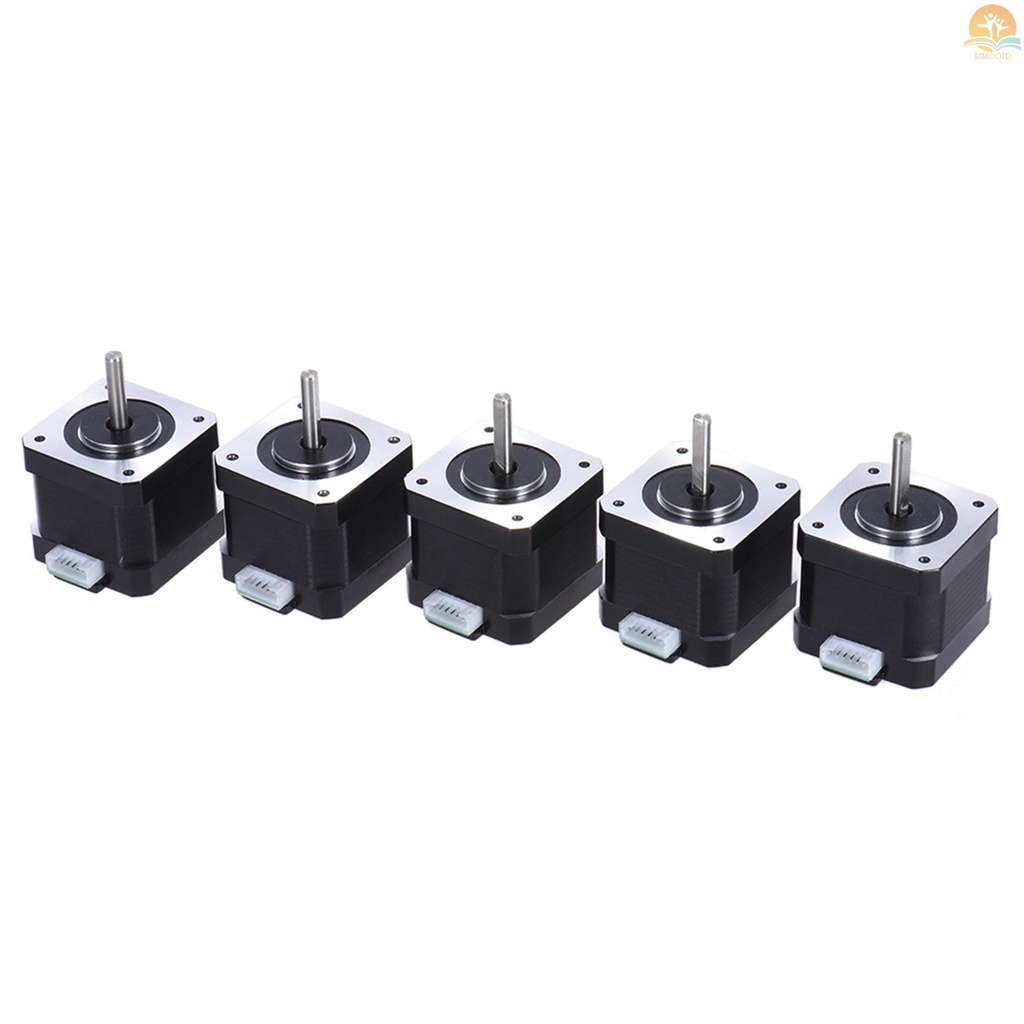 In Stock 1pcs Nema 17stepper Stepping Motor Drive Control 2phase 1.8 Derajat 0.9A 0.4N.M 42mm Dengan Kabel Timah 90cm 3D Printer/CNC Pengganti Aksesori