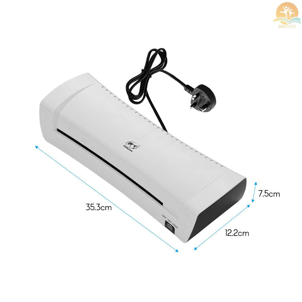 In Stock OSMILE SL200 Mesin Laminator Panas Dan Dingin Mesin Laminating Dua Rol Ukuran A4 Untuk Dokumen Foto Gambar Kartu Kredit Perlengkapan Elektronik Kantor Sekolah Rumah