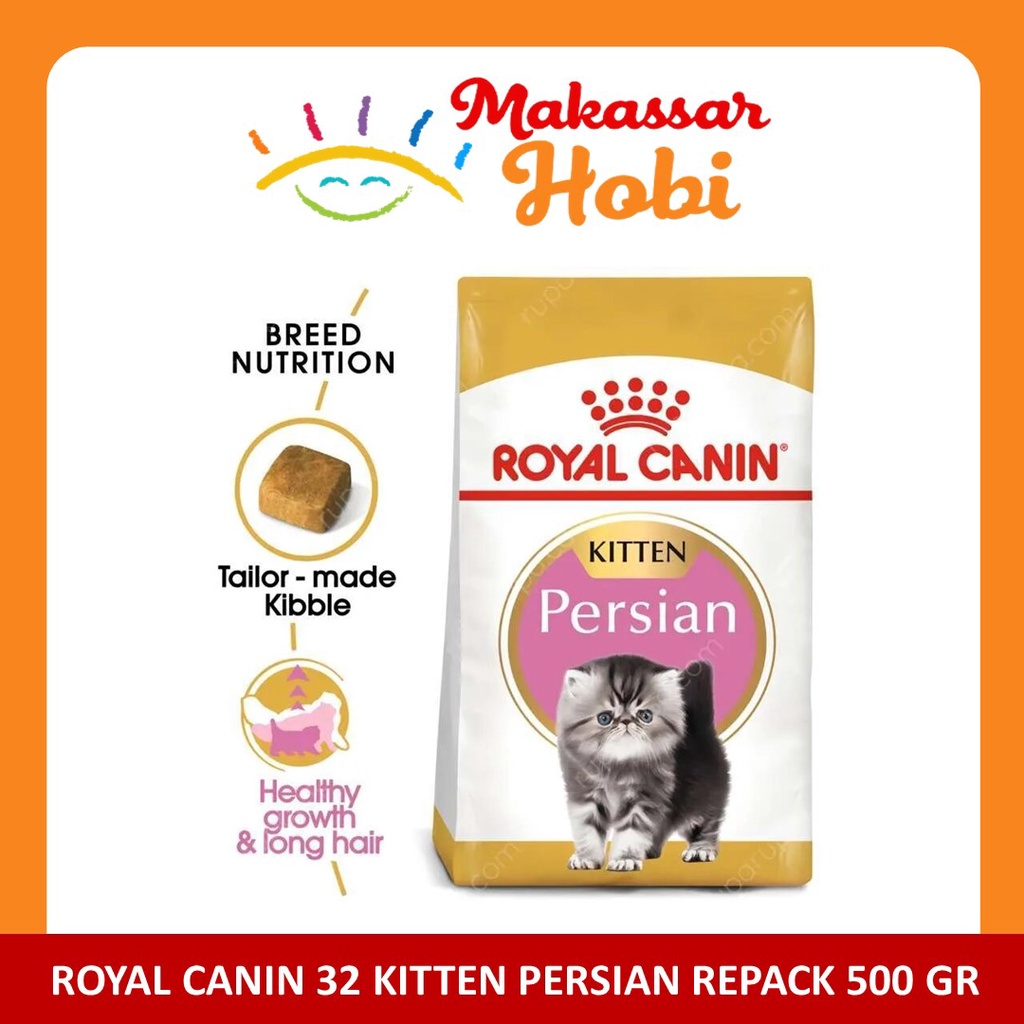 Royal Canin Kitten Persian Repack 500gr Makanan Anak Kucing Persia RC