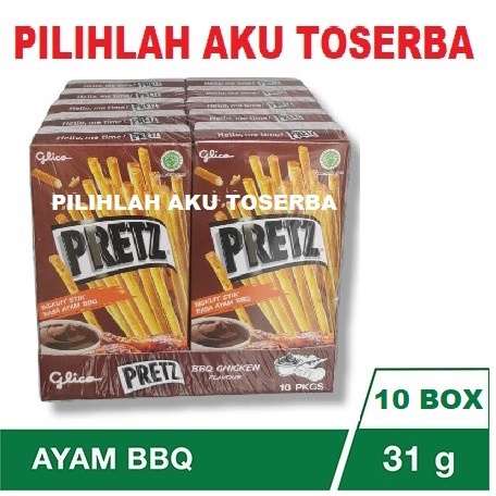 Glico PRETZ AYAM BBQ - ( HARGA PER DUS )