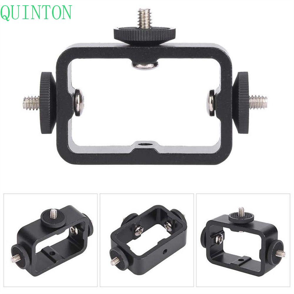 QUINTON Adaptor Untuk Tripod Untuk Siaran Live 3in1 Slot Tambahan Light Stand Holder Augmentation Clamp Holder Head Mount Bracket Adapter