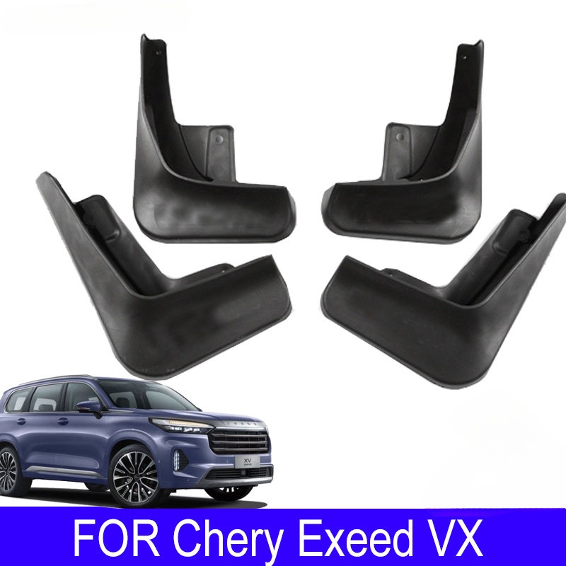 Mud Flaps for Chery Exeed VX 2022 2021auto Depan Belakang 4pcs Mudguards Spakbor Khusus Mudflaps Aksesoris Mobil