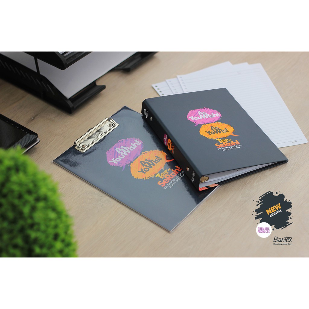

[Artomas] Bantex Multiring Binder A5 (1329 17) + Clipboard Bundle Bantex As You Wish A (4209 17)