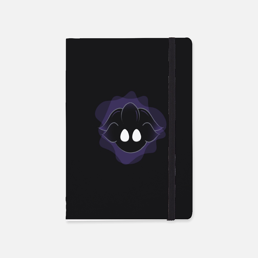 

Soft Cover Notebook Classic Black Zee-Ro Face
