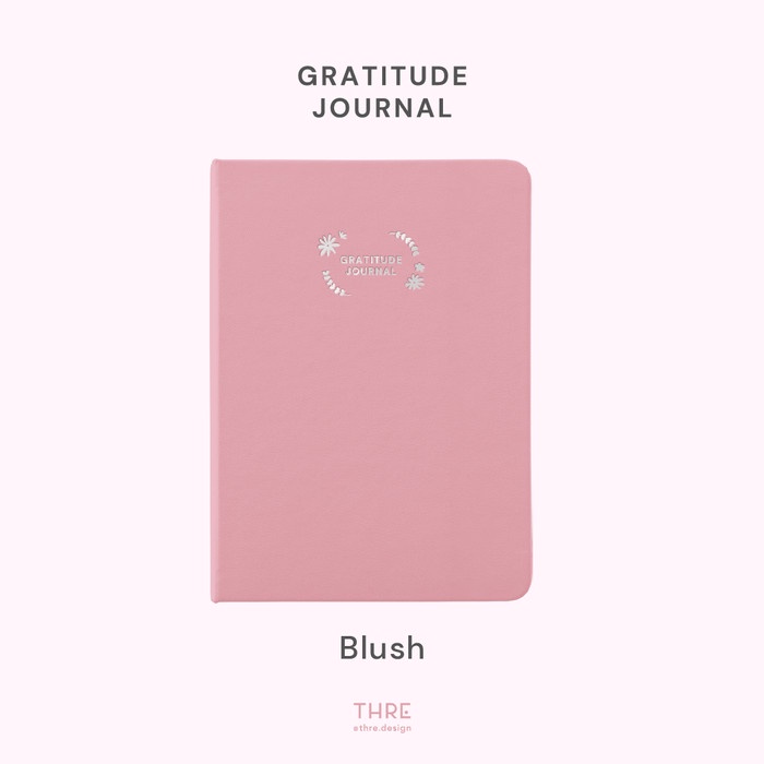 

✨BISA COD✨ -Thre Gratitude Journal / Buku Jurnal Harian Thre Design - Blush
