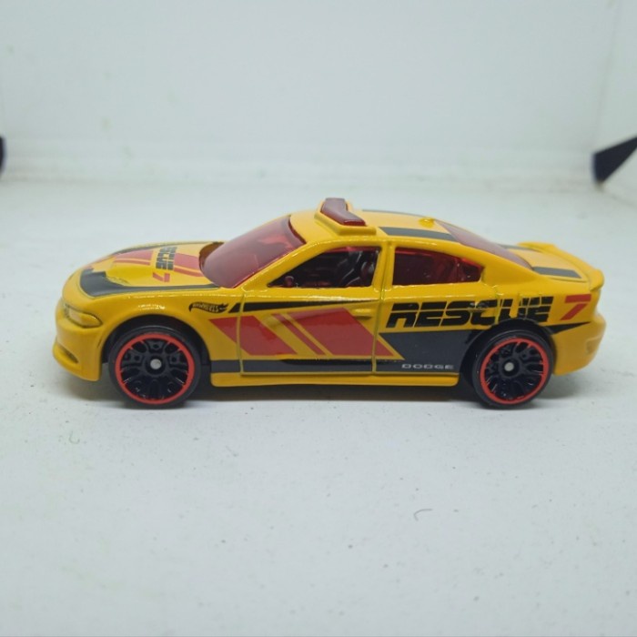NEW LIMITED hot wheels hotwheels loose 15 Dodge charger srt kuning police polisi ORIGINAL
