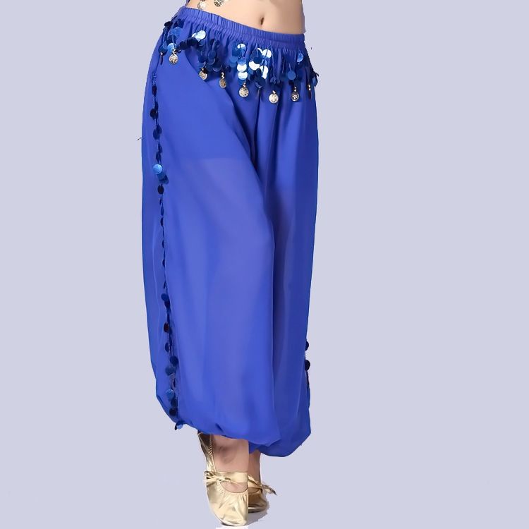 Belly dance pants performance clothes Indian dance stage performance sequins Bloomers dance practice