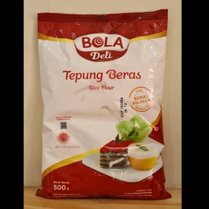 

TEPUNG BERAS BOLA DELI 500 G / RICE FLOUR 500 GRAM