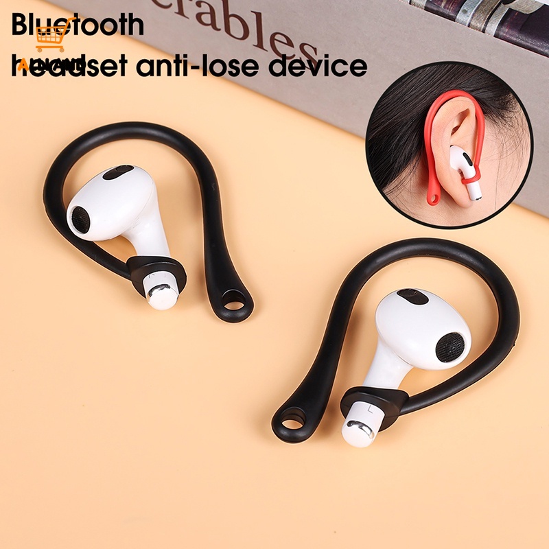 1pasang Earphone Bluetooth Portabel Anti-drop Silikon Earhook/ Headphone Dapat Digunakan Kembali Memakai Tambahan Berdiri/Menjalankan Olahraga Headset Anti-Hilang Fixer