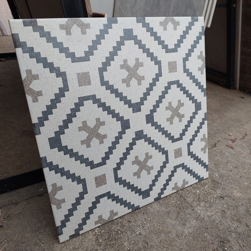 KERAMIK LANTAI MATT MURAH PLATINUM BRIGHTON BLACK DECOR 40X40 KW1