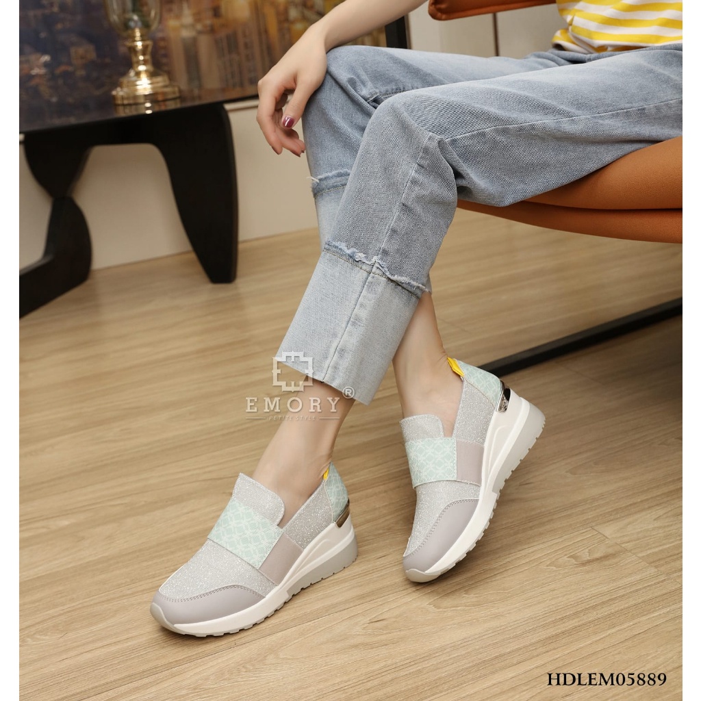 SV - EMORY Evany Sepatu Sneakers Wedges Wanita HDLEMO5889