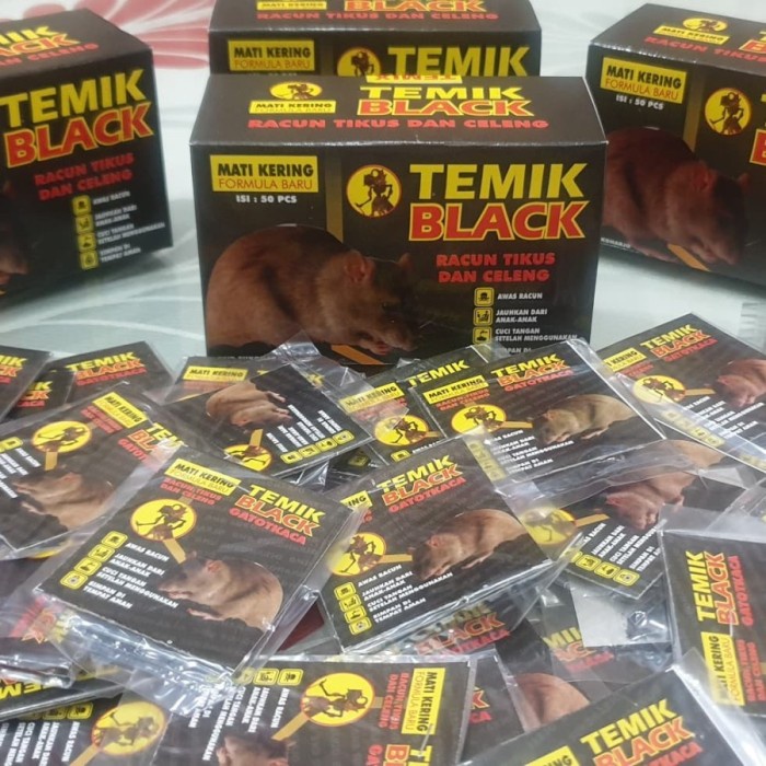 Racun Keras Tikus Temik Black Temix Themix Themik Obat Ampuh Bagus