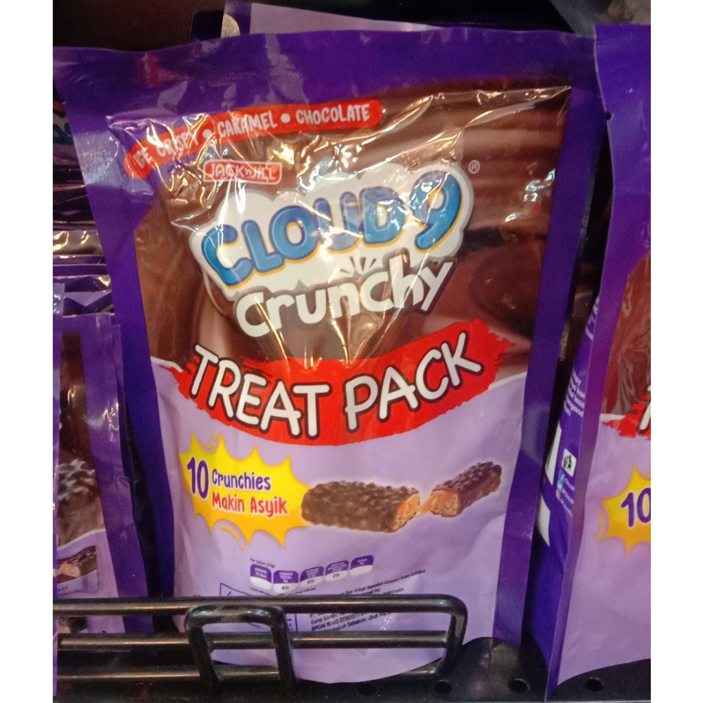 

Jack n Jill Cloud 9 Crunchy Choco Treat Pack Isi 10 x 8gr