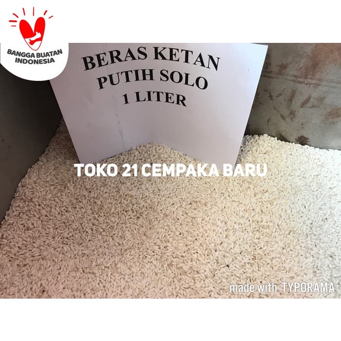 

Beras Ketan Putih Solo Super 1 Liter | Ketan Asli Murah Enak 1Liter 1L 1 L