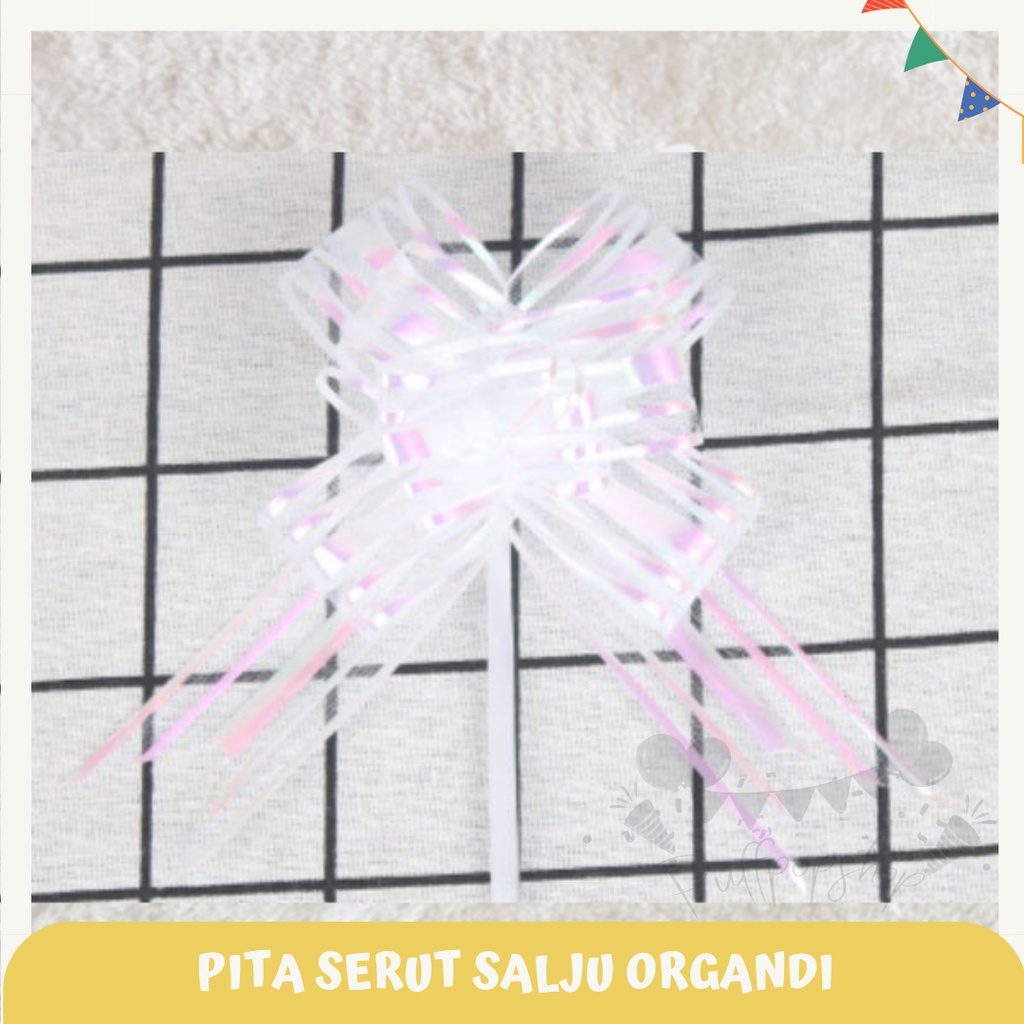 

Pita Salju Organdi 50 mm isi 10