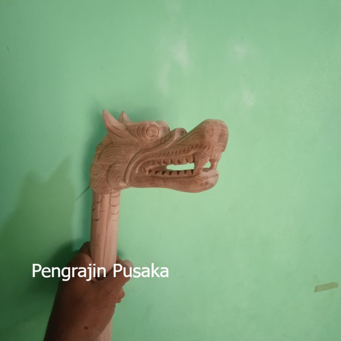 Tongkat Alat Bantu Jalan Model Kepala Naga  Mentahan