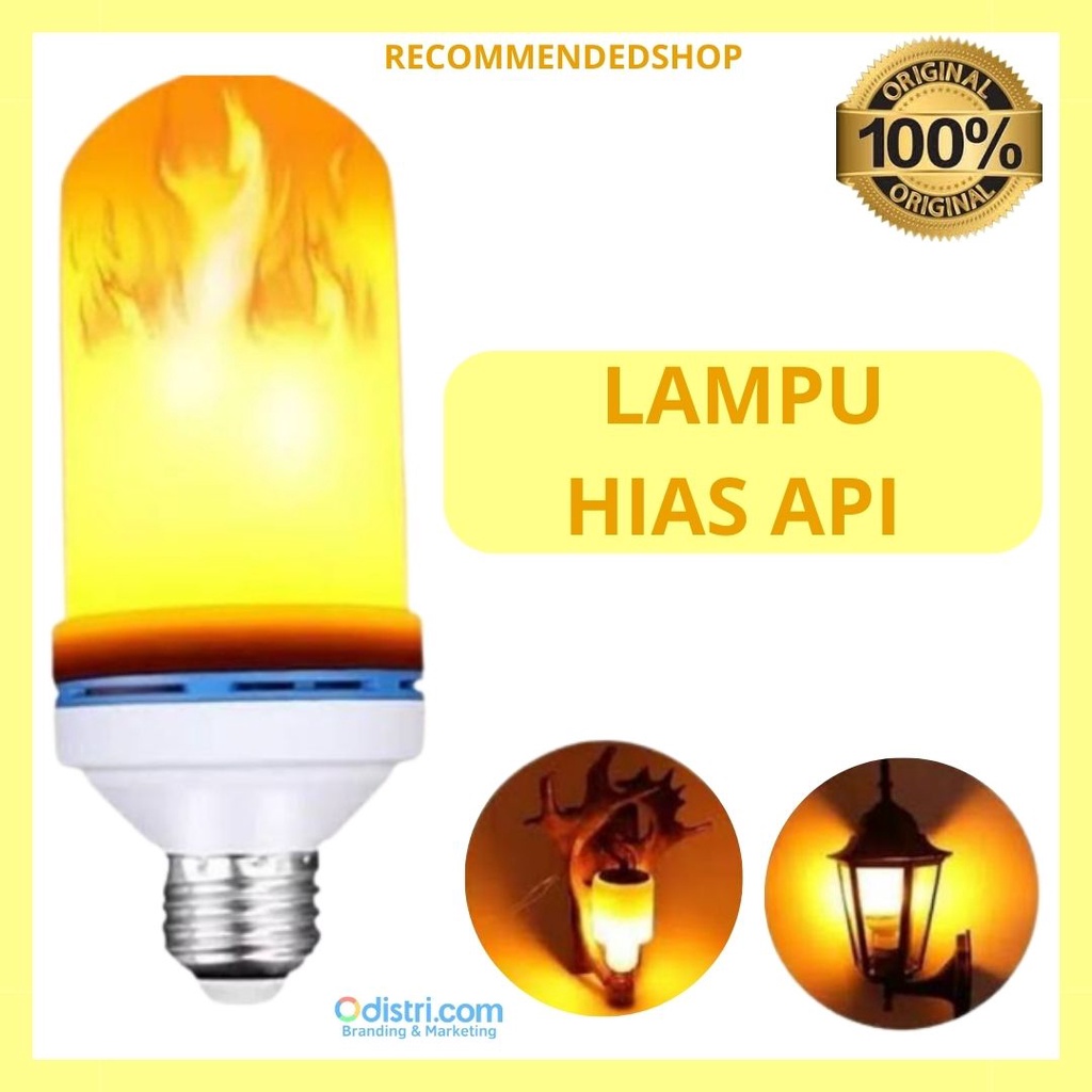 Lampu Hias Gerbang Obor Penerang Rumah Elegant Lampu Taman Lampion Orange 9 Watt Lampu Api / Lampu O