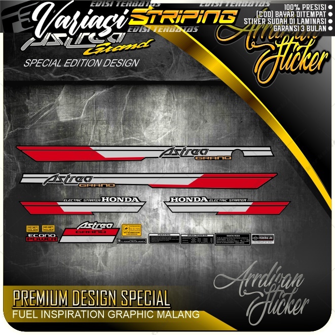 STRIPING ASTREA BULUS / STRIPING GRAND BULUS KLASIK / STRIPING ASTREA BULUS MODEL ORIGINAL