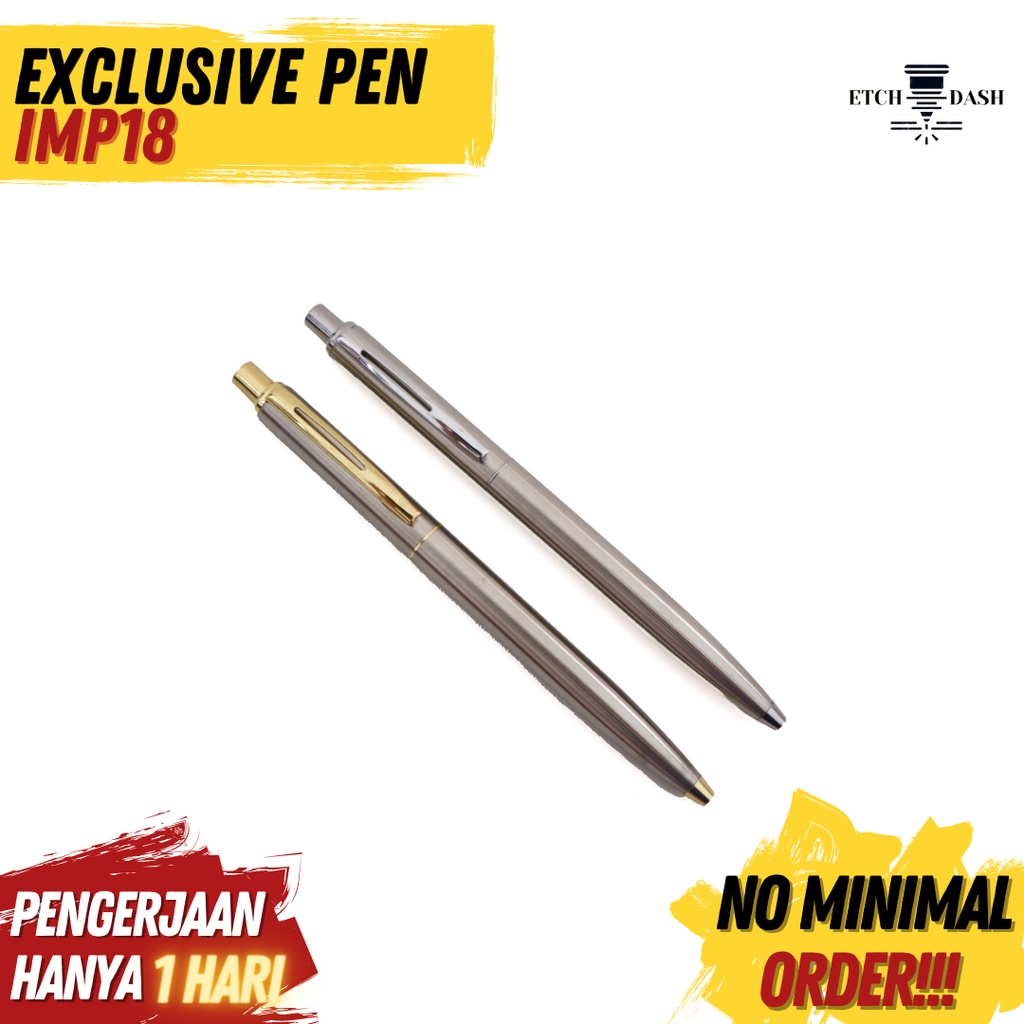 

Pulpen Elegan Metal Merchandise dan Souvernir Corporate - Exclusive Pen IMP18