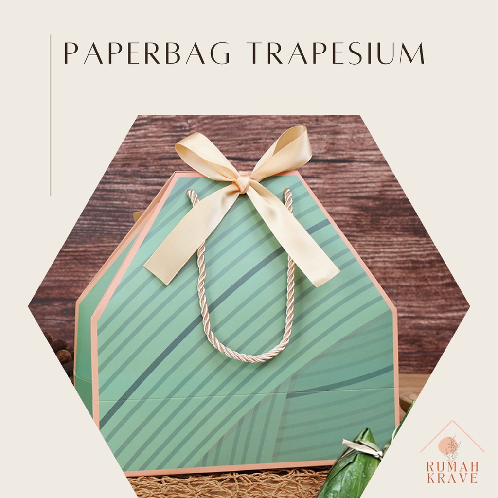 

RUMAH KRAVE - Paperbag Trapesium Kotak Tas Kado Goodie Bag