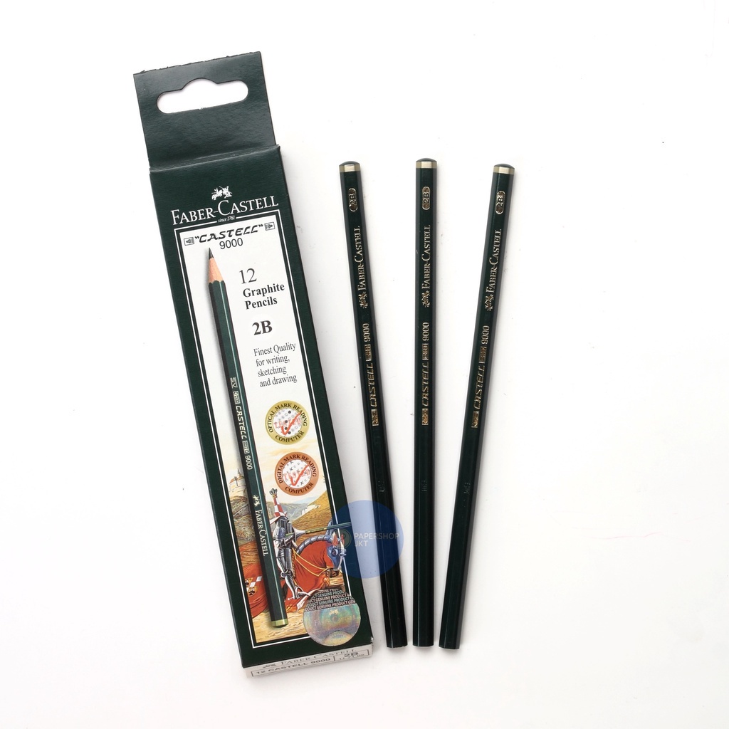 

FABER CASTELL - Pensil Tulis Komputer Ujian Varian 2B FB - 9000 2B - PCS