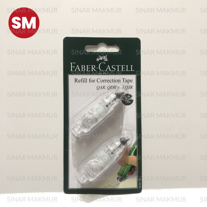 

Ay00! Refill/Isi Tipex Kertas QJR/QAR/QDR isi 2 Pcs Faber Castell (SET)