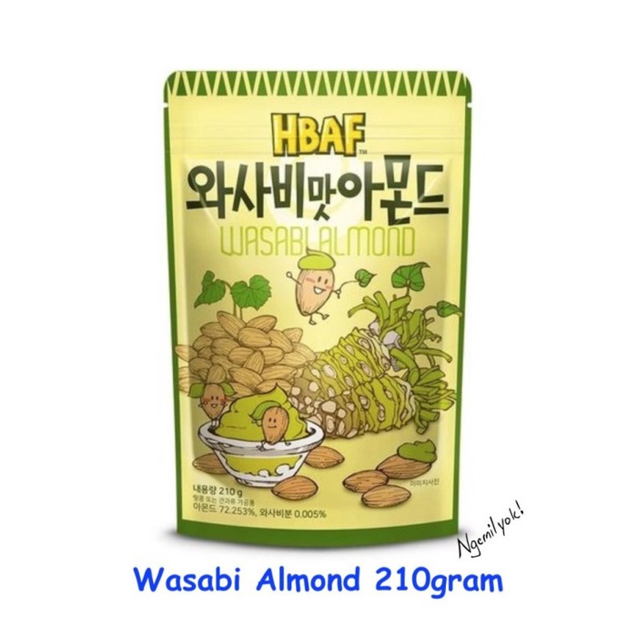 

Wasabi Almond Korea - Tom's Farm 210gr