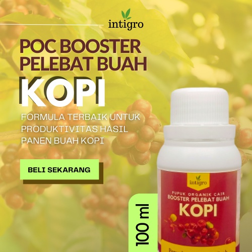 ( Bos_Organik ) Pupuk Kopi Agar Berbuah Lebat / Pupuk Semprot Pelebat Buah Kopi Cair Organik / Pupuk