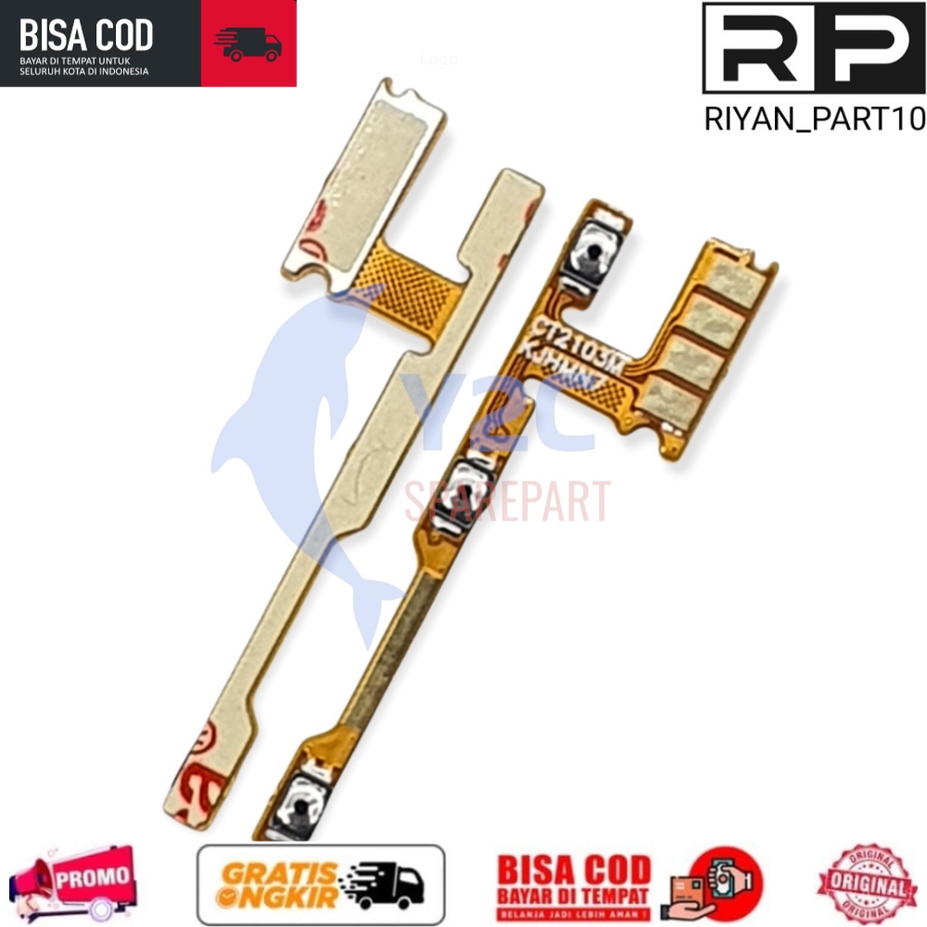 Flexibel Flexible On Off Tombol Power XIAOMI REDMI NOTE 7 / NOTE 7 PRO / REDMI NOTE 8 + VOLUME / Fle