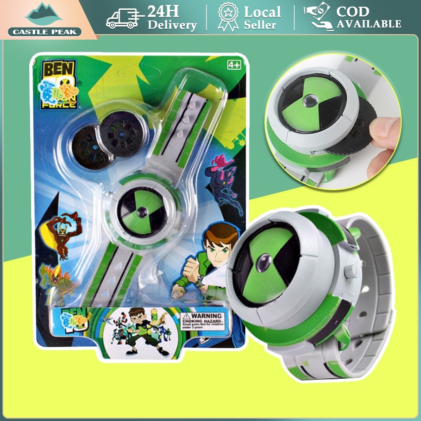 BEN 10 Basic Omnitrix Jam tangan proyeksi generasi kedua 16 jenis gambar Hadiah anak Omnitrix