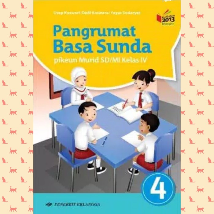 ⭐BARU (DISKON)⭐ BUKU BAHASA SUNDA SD MI KELAS 4 KURIKULUM 2013 ERLANGGA