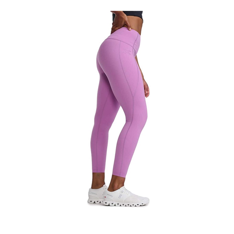 2XU WOMEN FRM HRISE COMP TIGHT - PURPLE