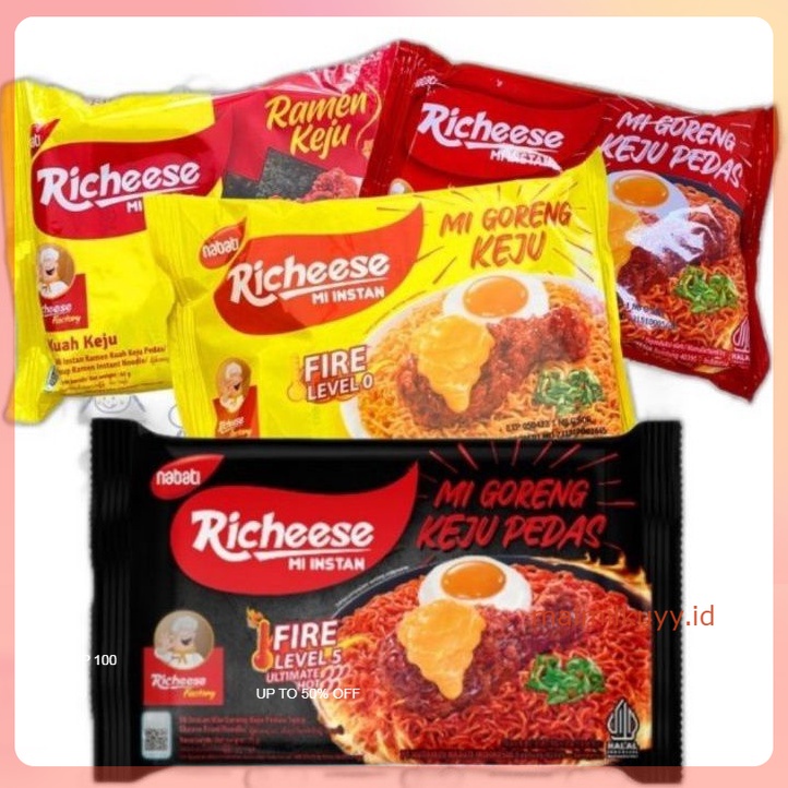 

NABATI RICHEESE MIE GORENG KEJU FIRE RAMEN KUAH LEVEL 0 LEVEL 3 5 EXTRA HOT PEDAS KUAH KEJU GORENG CEMILAN ANAK MAKANAN RINGAN INSTAN GROSIR INSTANT MURAH GROSIR