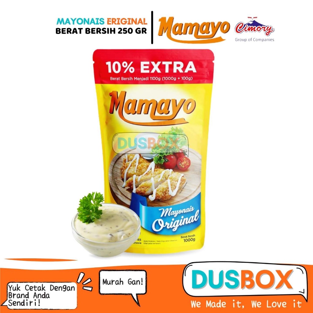 

Mamayo Mayonaise Original 1 KG + 10% EKSTRA