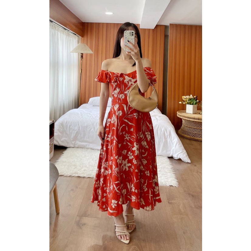 SAL Official - Aida Dress in Brick