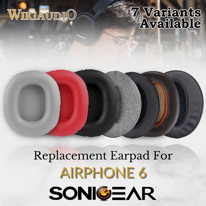 Earpad Busa Foam Premium Ear Cushion Sonicgear Airphone 3 5 6 7 Earcup