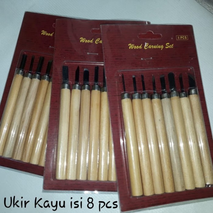 

Pisau Ukir isi 8pcs/set