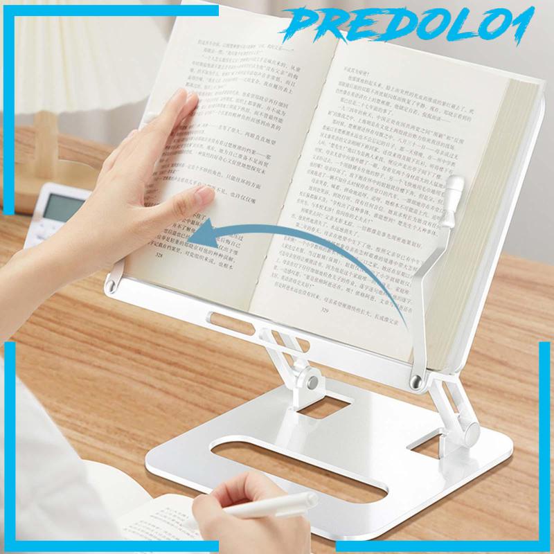 [Predolo1] Book Holder Foldable Tablet Holder Non Slip Hemat Tempat Untuk Dokumen Kantor