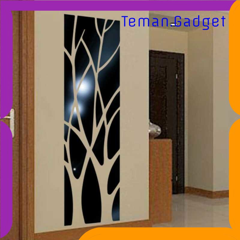 TG -  ART SOLEDI Sticker Cermin Dekorasi Dinding 3D Acrylic 1000 x 280 mm - SL100