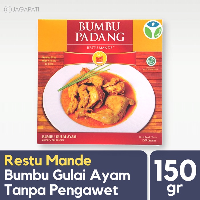 

[Ready-Stock]/ Restu Mande - Bumbu Gulai Ayam - Bumbu Padang Instan - 150gr