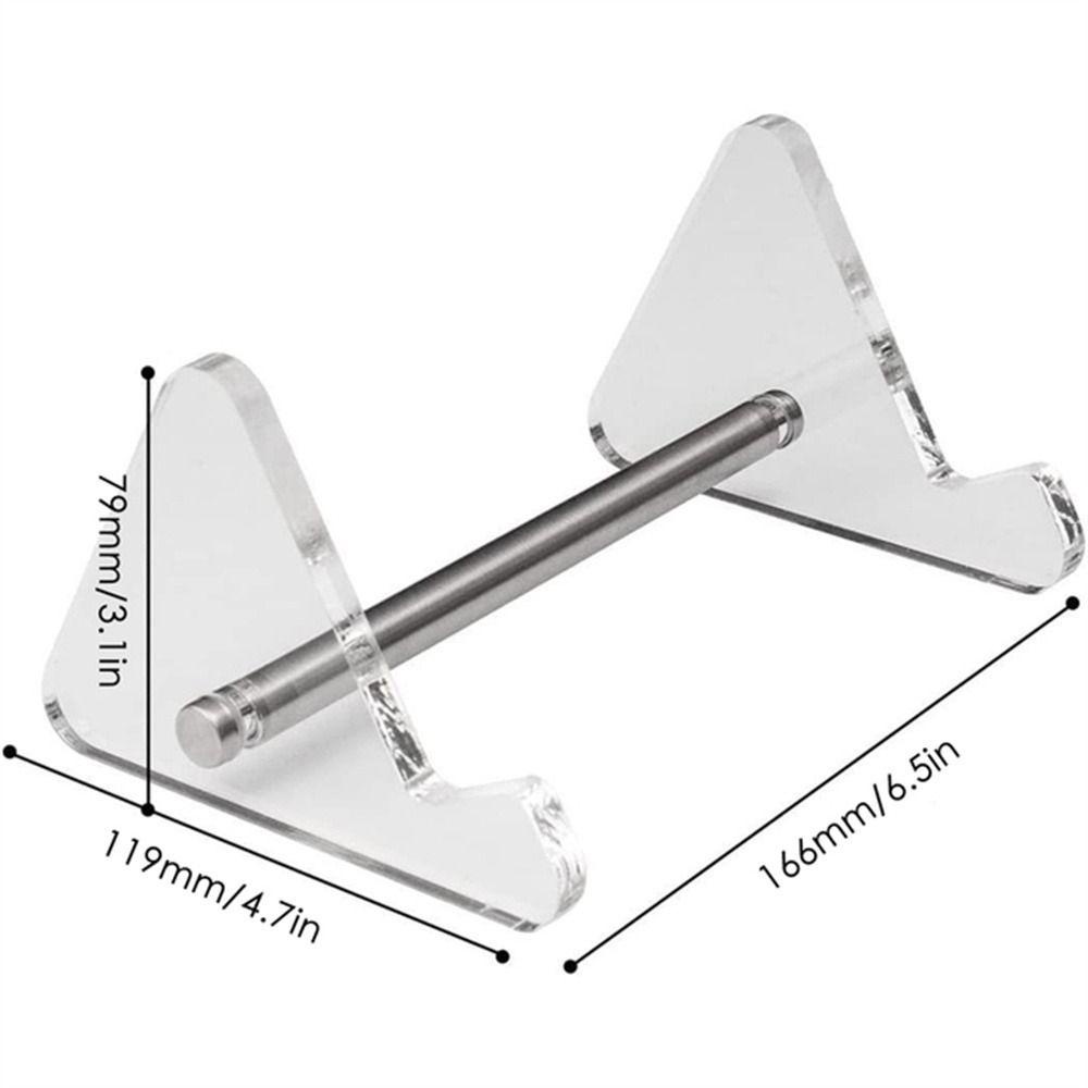 AUGUSTINA Stand Penyimpanan Keyboard Untuk Komputer Aksesoris Komputer Ban Banyak Transparan Desktop Akrilik Display Keyboard Stand