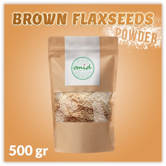 

COD- Brown Flaxseed Powder - Tepung Biji Rami Coklat - 500 gr