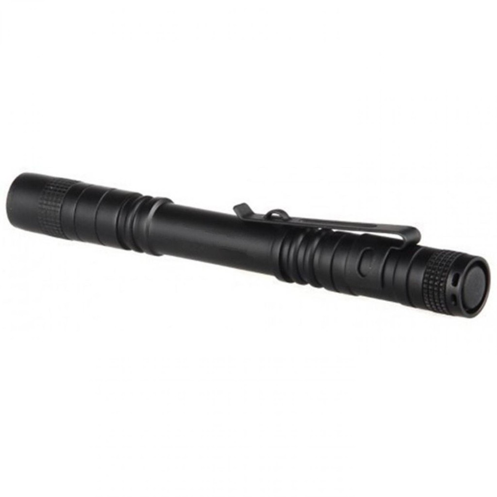 Senter Camping Hunting LED Flashlight Penlight Cree Q5 600 Lumens Waterproof Hitam