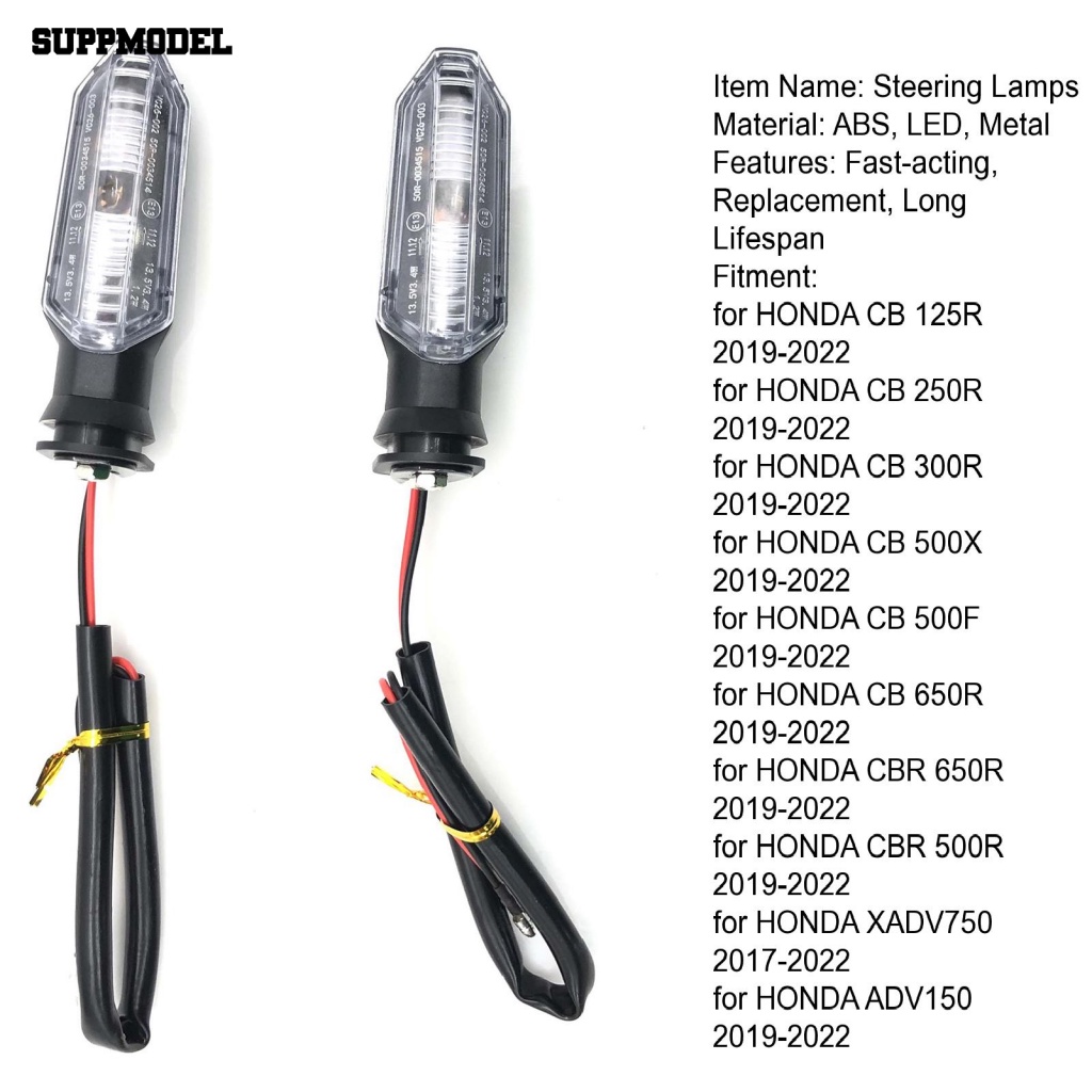 Suppmodel Metal Steering Lamps Rear Tail Lampu Motor Masa Pakai Lama Untuk HONDA CB125 /250/300R CB500X/F CB650R