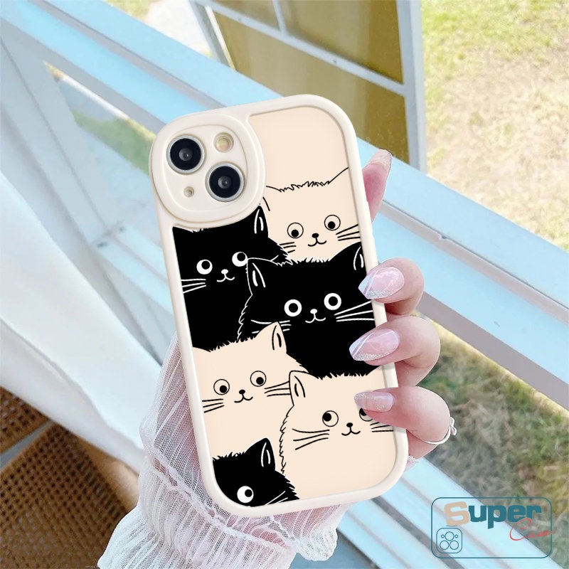 Untuk Infinix Smart 5 6 Hot 11 10T 10s 11s 9 10 Play Hot 10 Lite Infinix Note 8 Fashion Ins Art Leaf Face Tpu Silicon Back Case Pasangan Soft Case