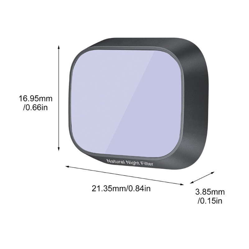 Zzz 1PC Filter Kaca Optik Definisi Tinggi Untuk Filter Lensa Mini 3pro Drone- Gimbal Film Glass Untuk Kamera Mini3