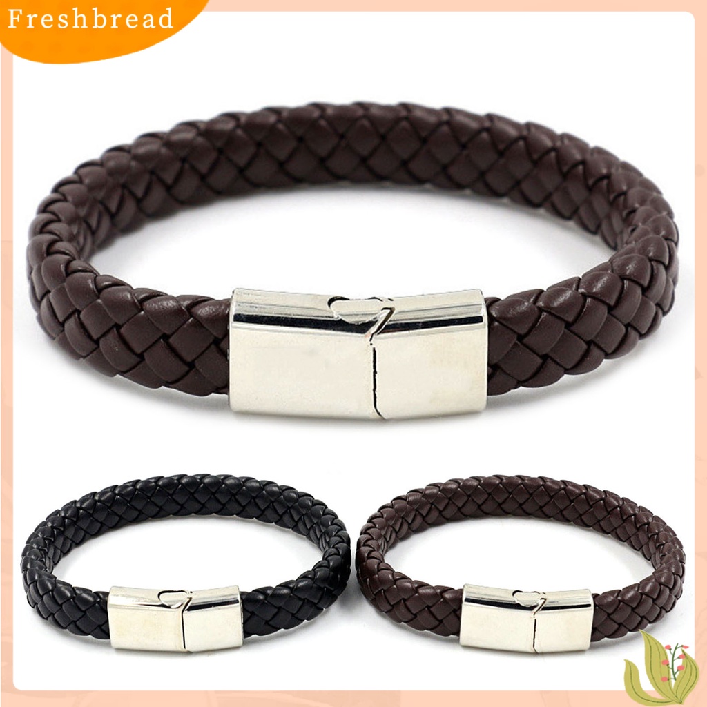 &lt; Freshbread &gt; Gelang Pria Vintage Punk Gesper ic Male Bangle Untuk Pakaian Sehari-Hari