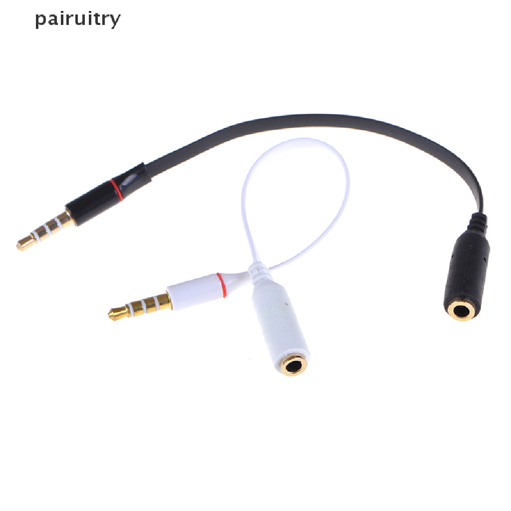 Prt 3.5mm Male to female Kabel Ekstensi headset audio jack extender adapter cord PRT