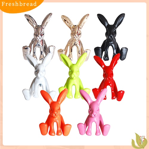 &lt; Freshbread &gt; 1Pc Wanita Kelinci Lucu Hewan Alloy Telinga Stud 3D Bunny Earring Fashion Perhiasan