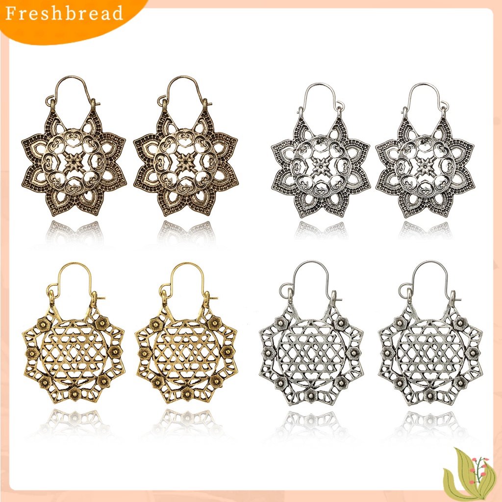 &lt; Freshbread &gt; Anting Gantung Bahan Alloy Tahan Aus Anting Menjuntai Desain Unik Untuk Pesta